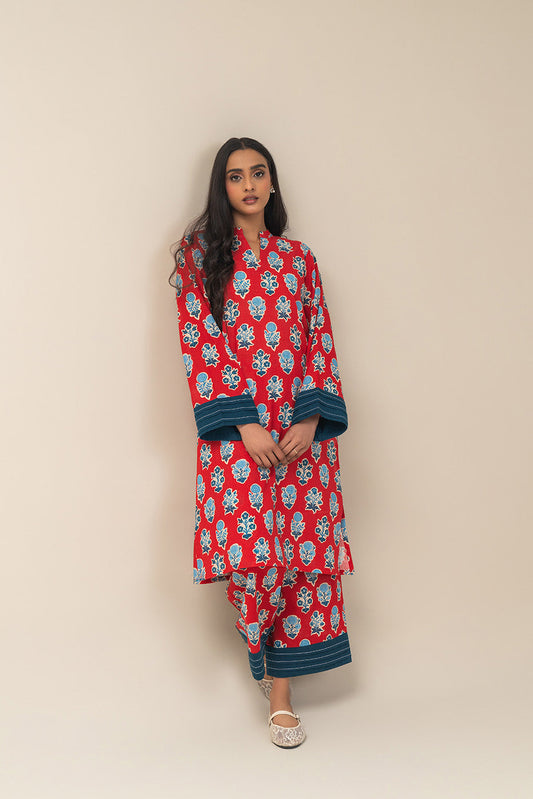 2 PIECE PRINTED LAWN SUIT (PRET)