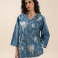 1 PIECE EMBROIDERED TWO WAY SLUB TOP (PRET)