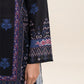 3 PIECE PRINTED LAWN SUIT-INDIGO BLUE